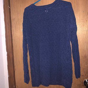 Navy Blue Sweater Dress